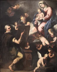 São Lucas pintando a Virgem